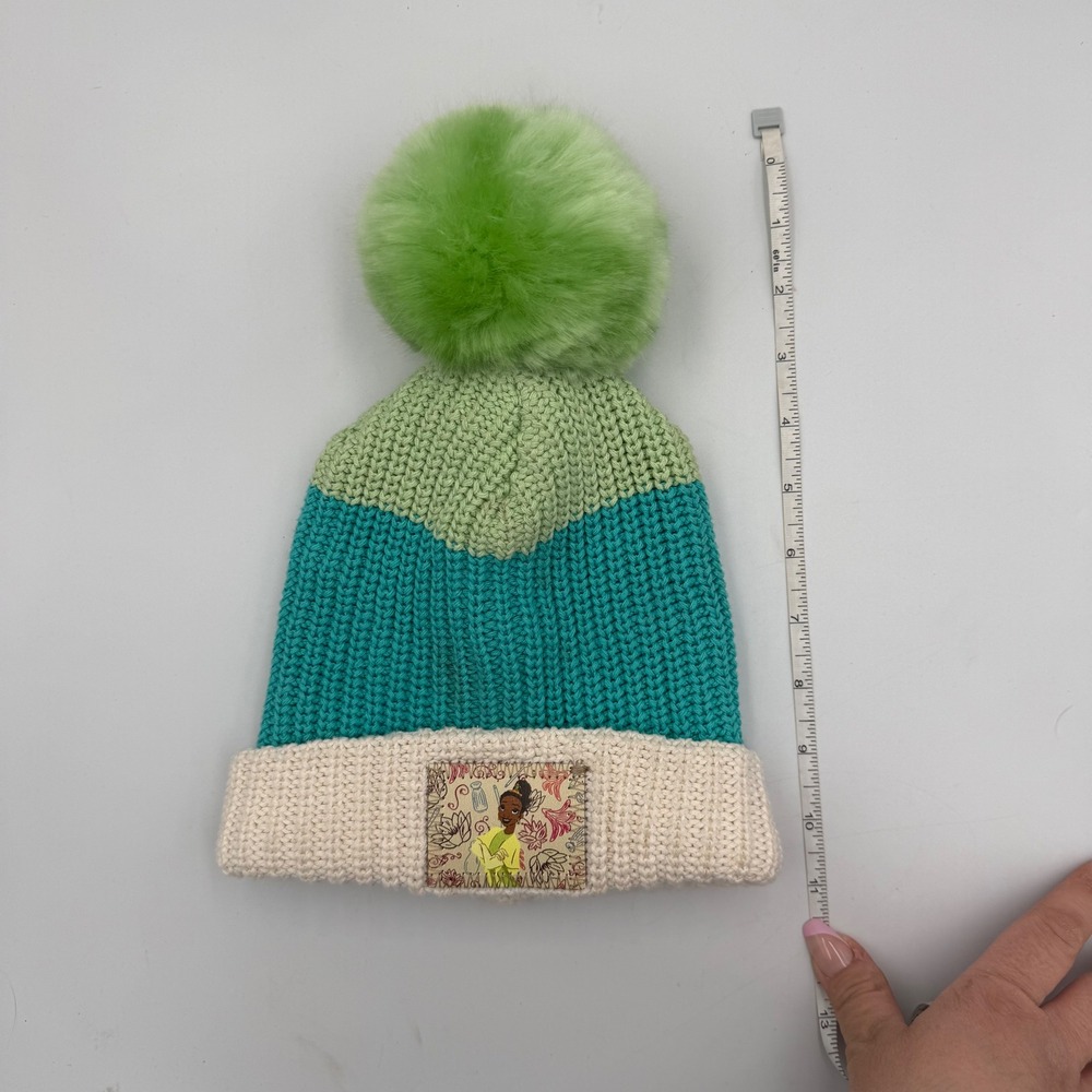 Disney Parks Love Your Melon Tiana Princess & the Frog Beanie TODDLER SIZE Pom - Picture 9 of 9
